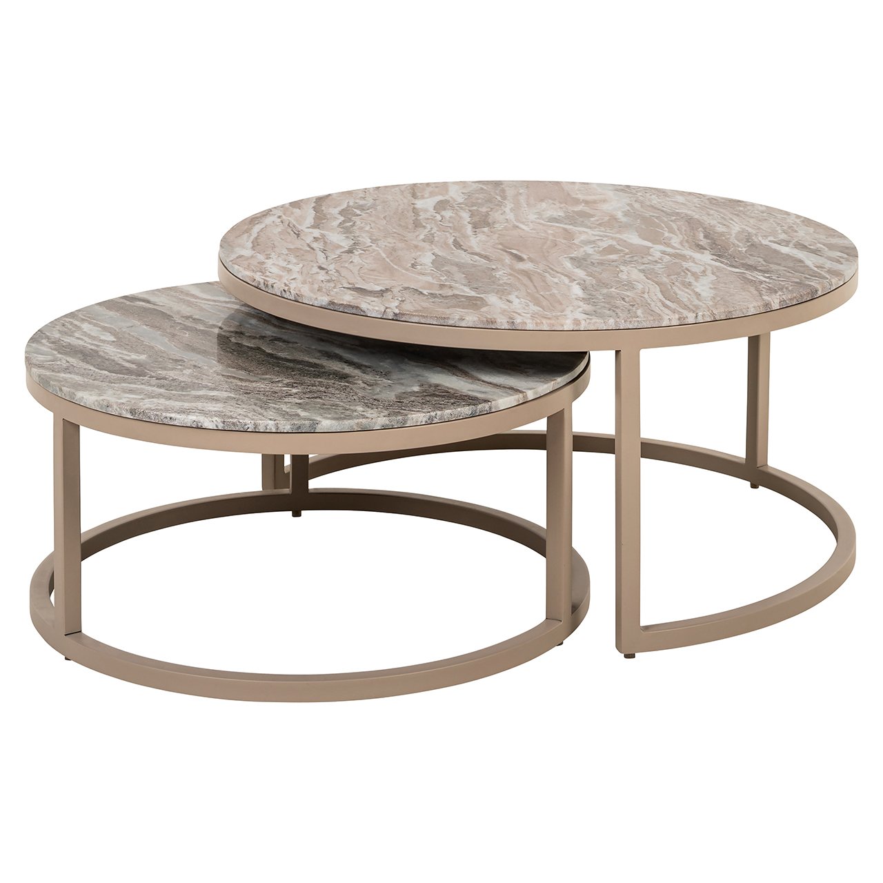 Couchtisch Fairfax 2er-Set (Stone)