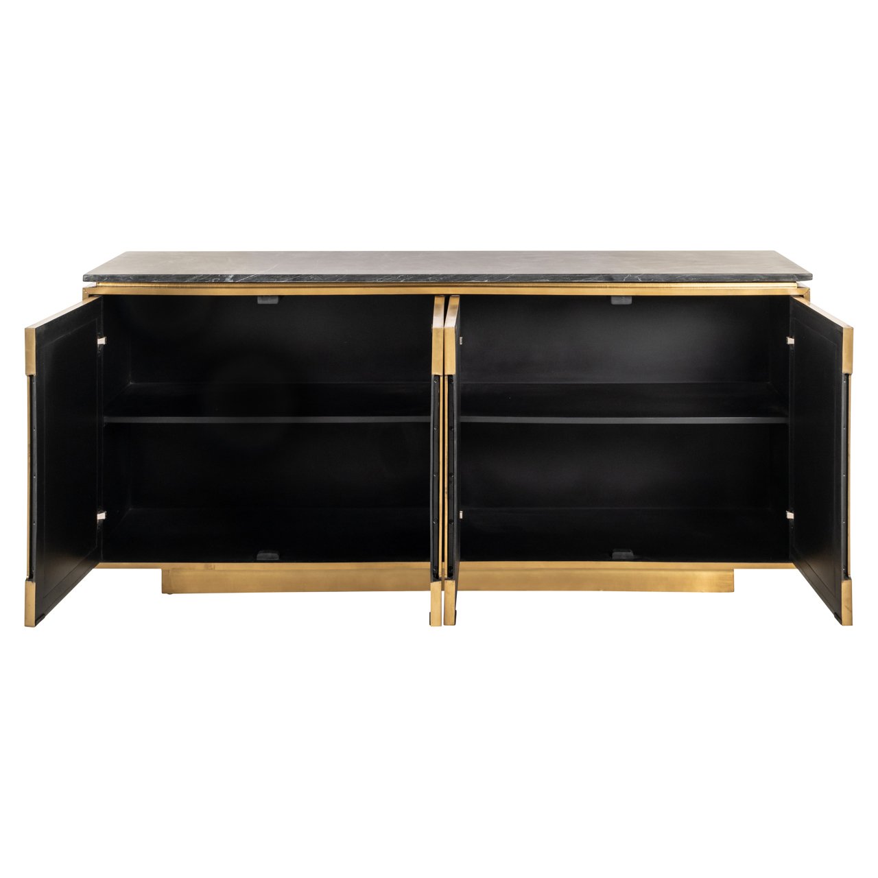 Sideboard Finsbury black/gold Sideboard Finsbury black/gold