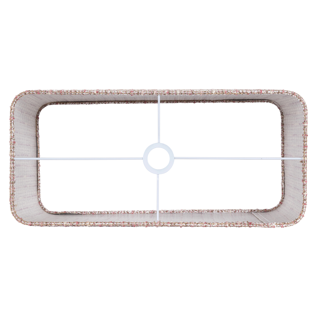 Lampenschirm Live trendy rose rectangle large