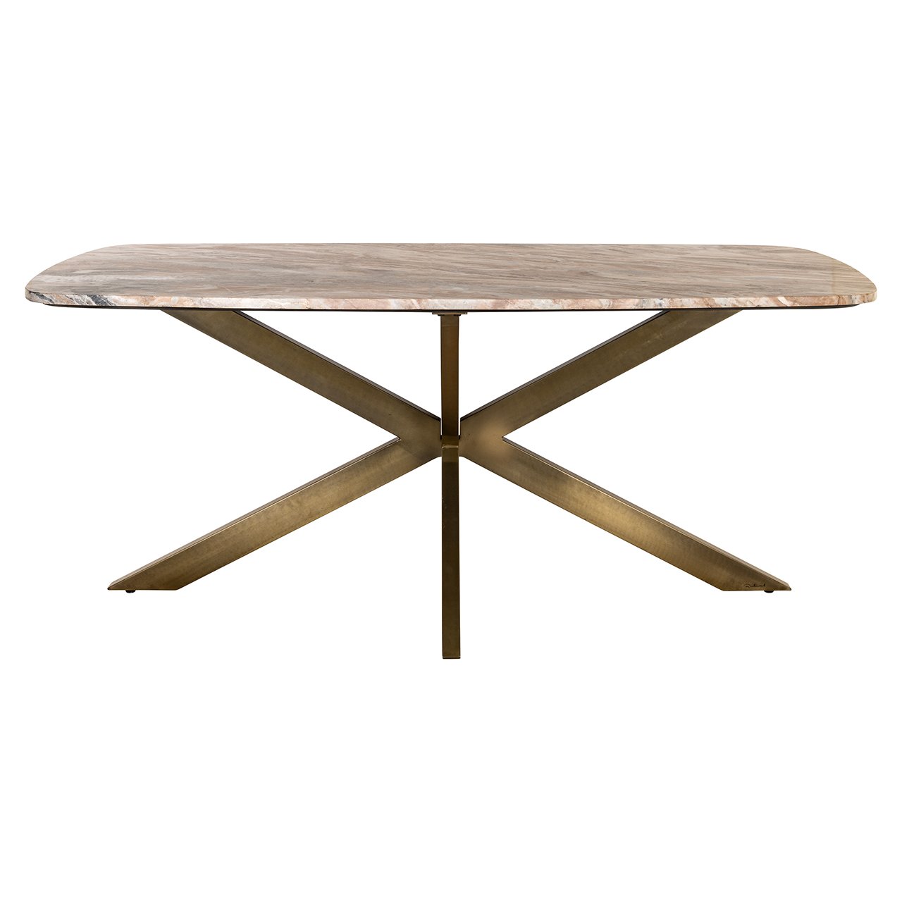Esstisch Bottega 190 dänisch oval (White)