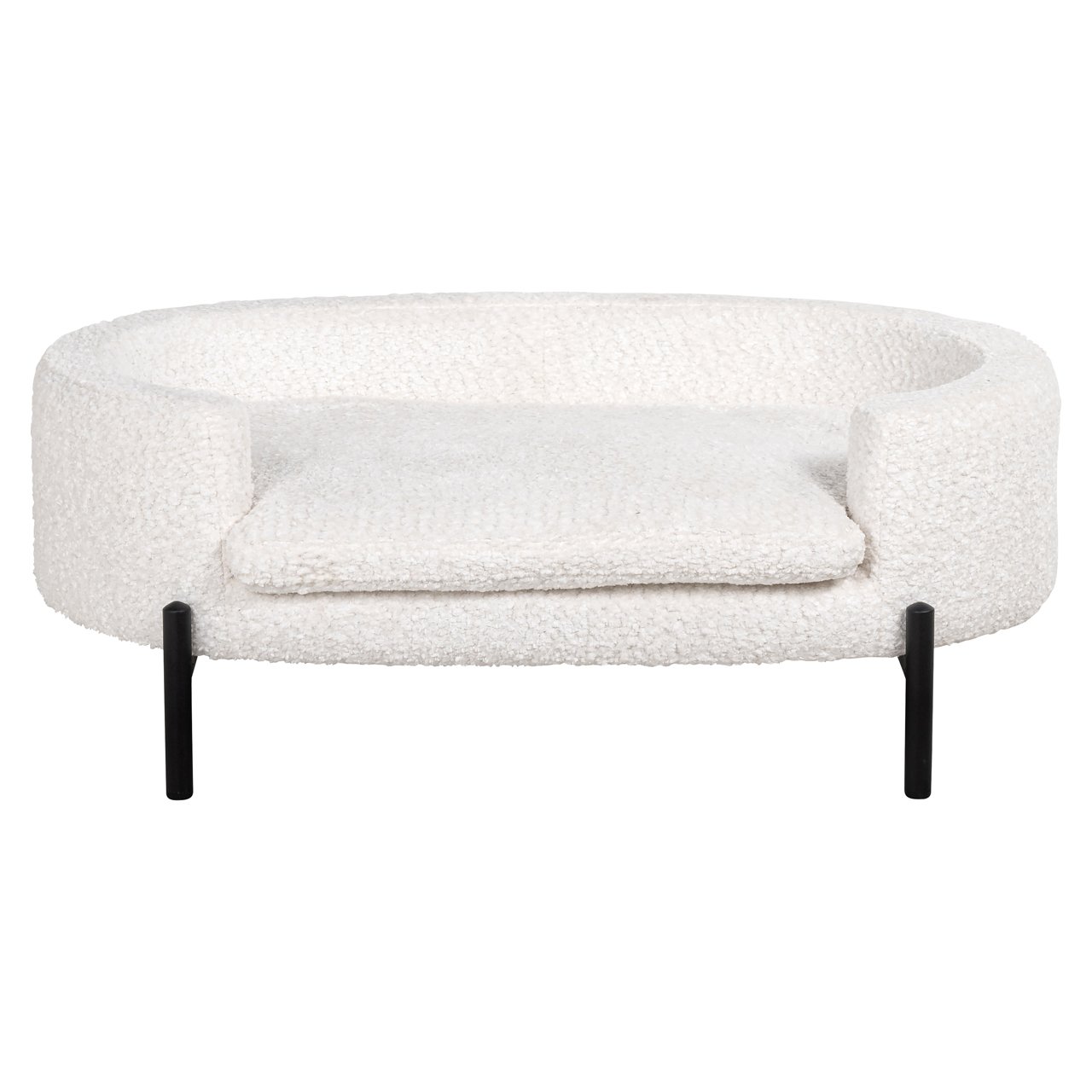 Hundebett Dolly sheep white