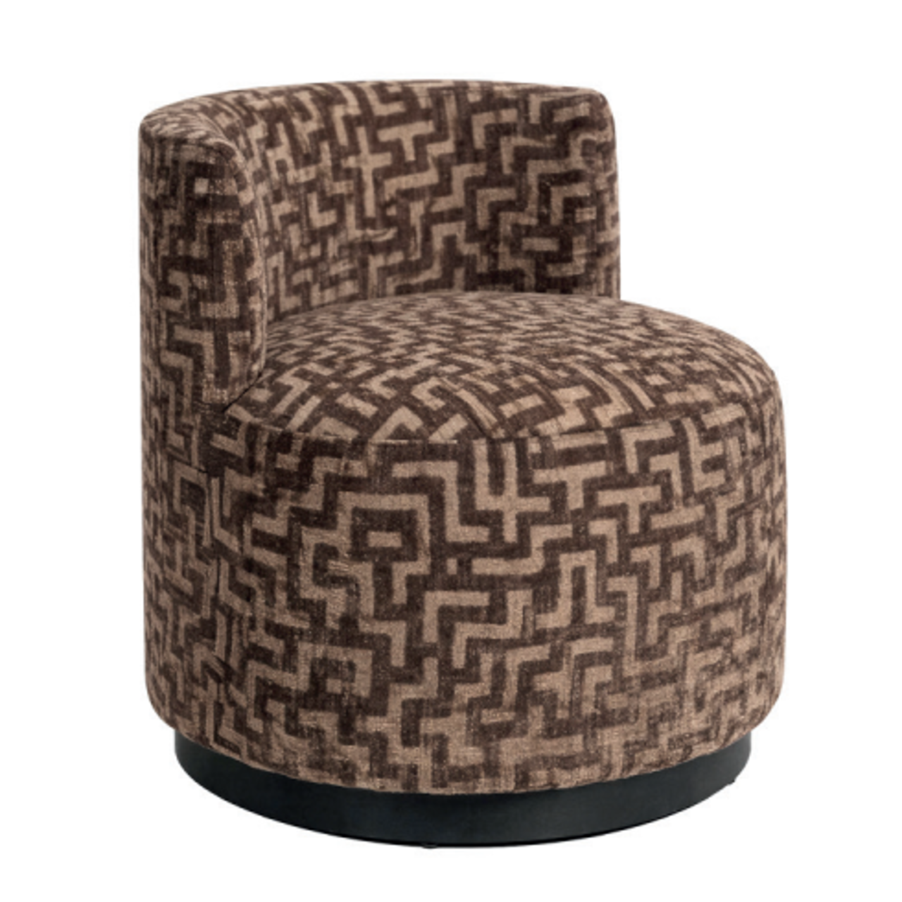 Lounge Stuhl Franny brown labyrinth