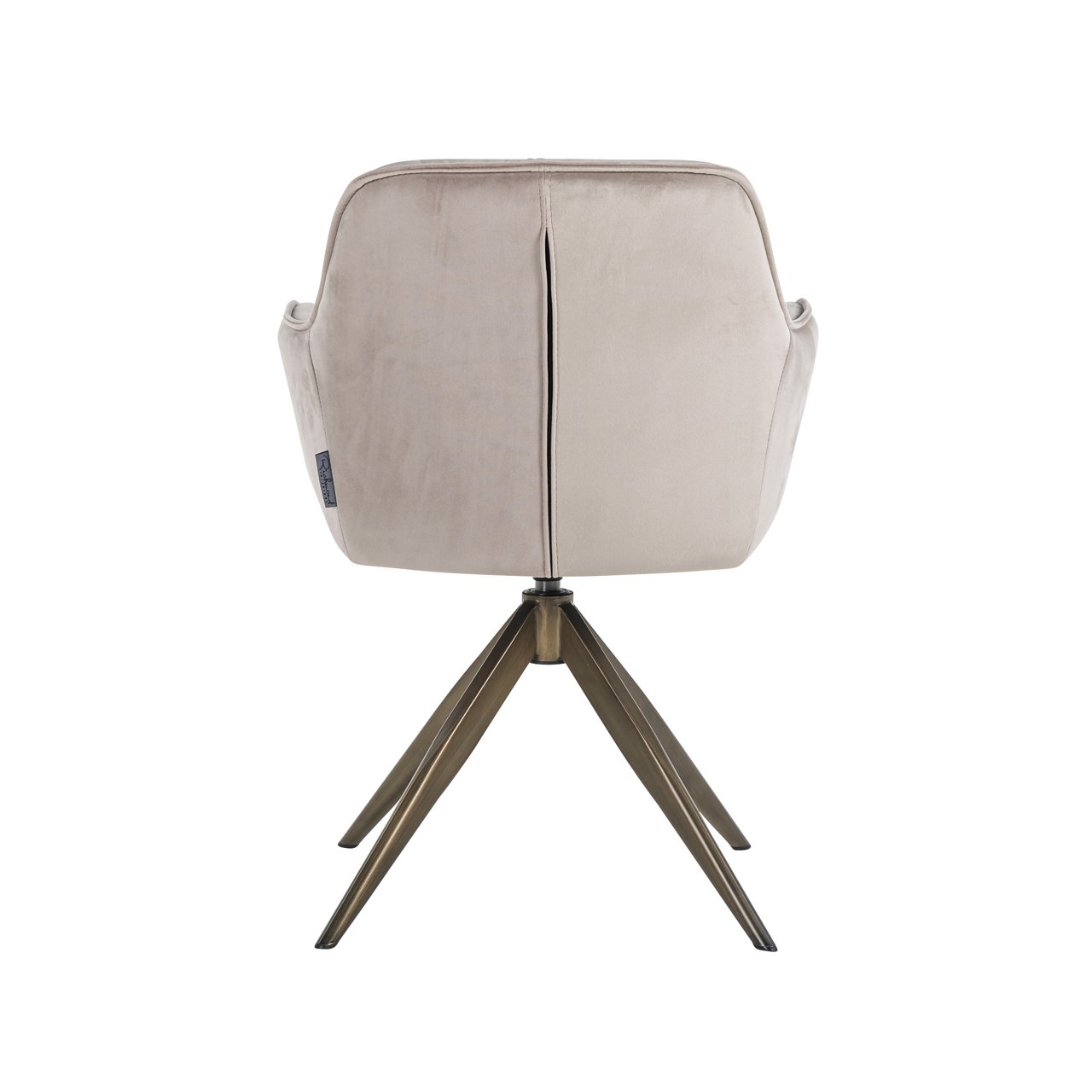 Esszimmerstuhl Aline khaki velvet swivel fire retardant Esszimmerstuhl Aline khaki velvet swivel fire retardant