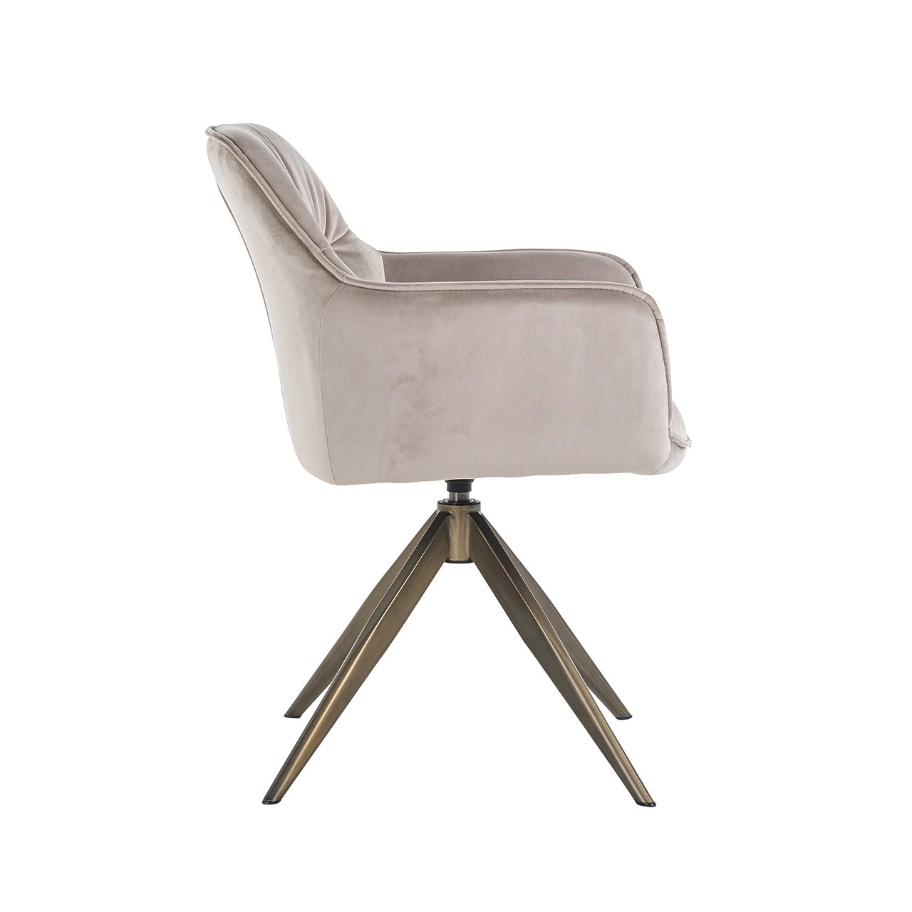 Drehstuhl Aline khaki velvet fire retardant (FR-Quartz 903 Khaki)