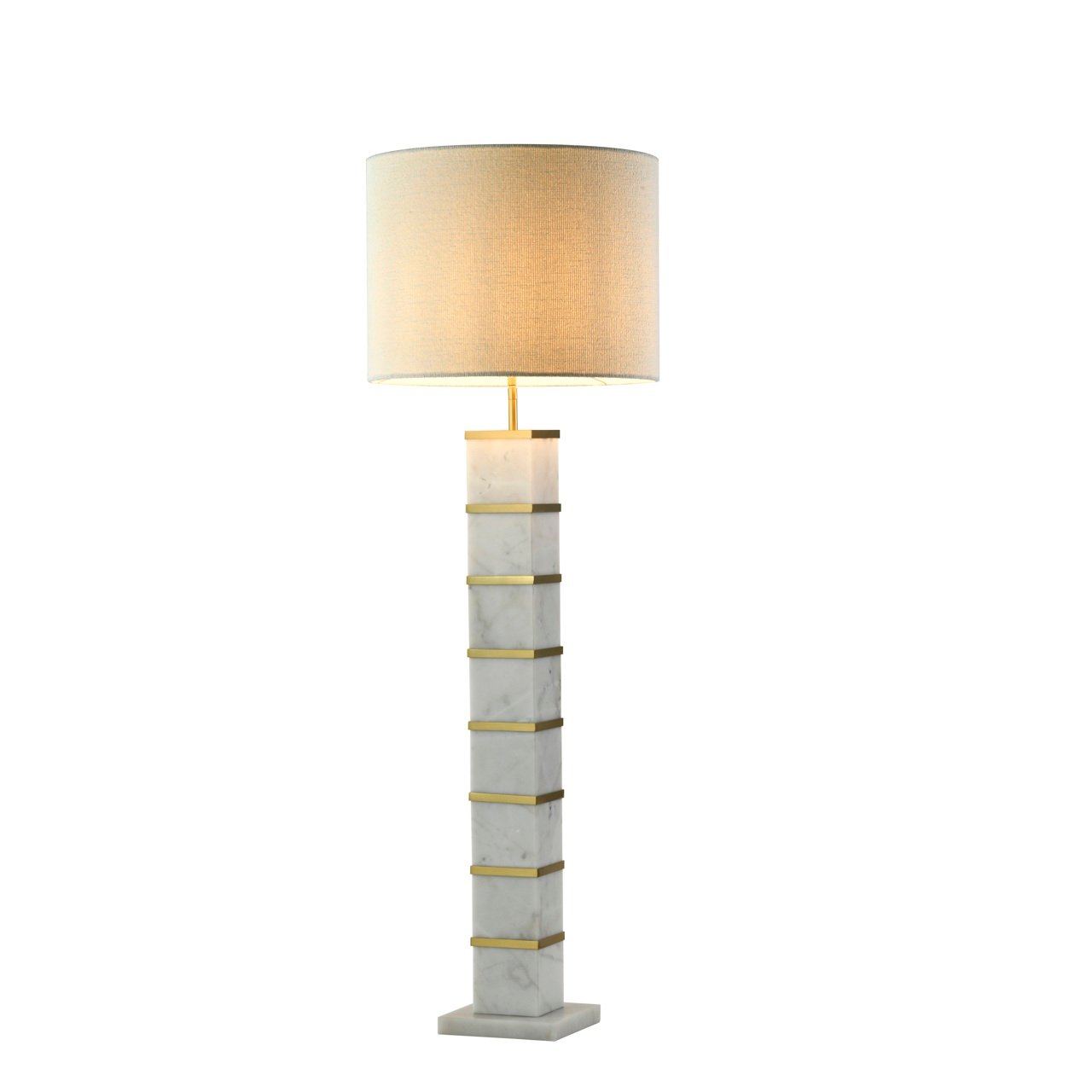 Stehlampe Celinae white including lampshade