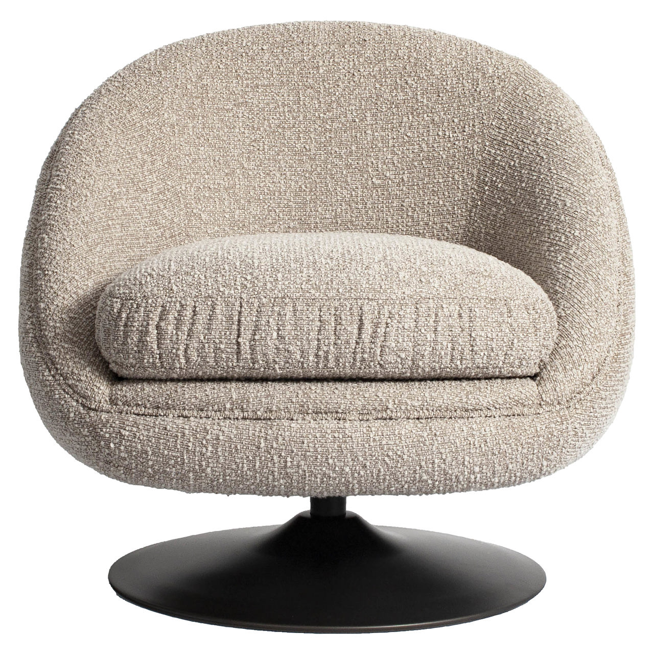 Lounge Stuhl Nodo natural chunky swivel