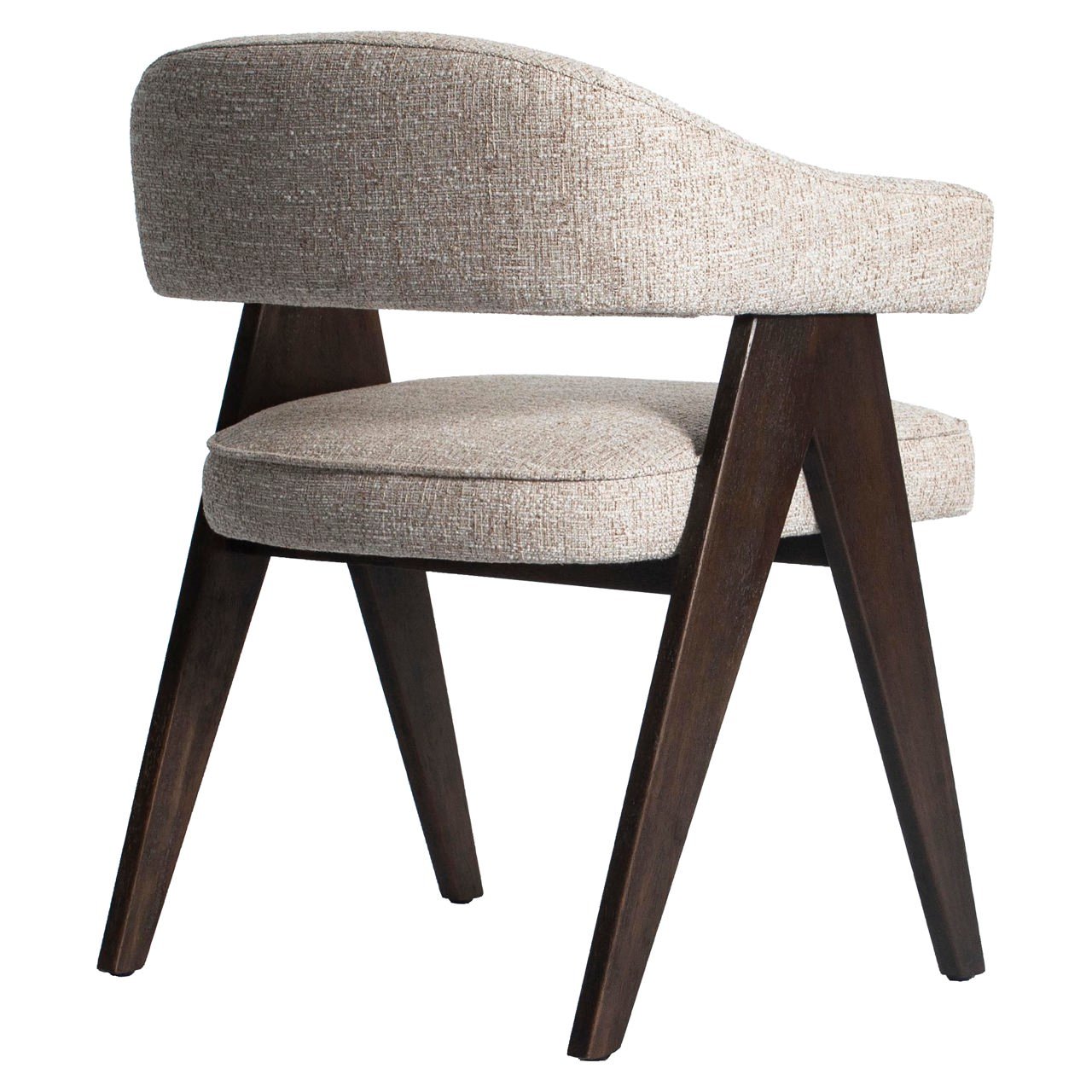 Esszimmerstuhl Mori cream tweed fire retardant