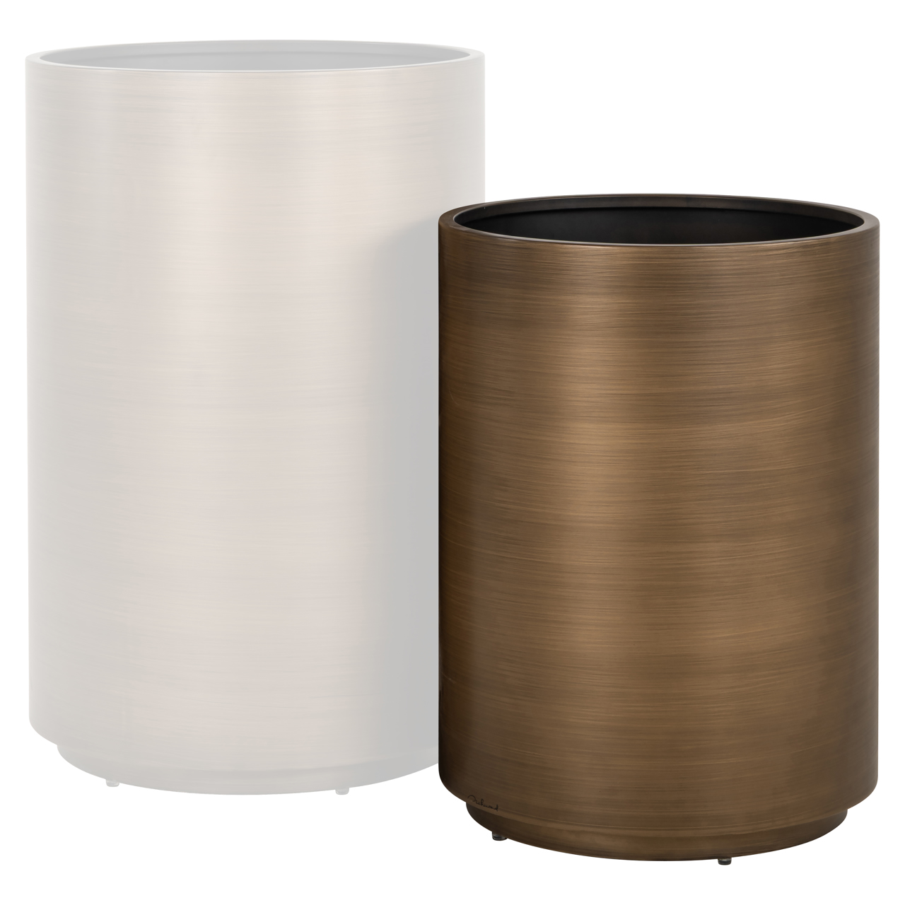 Pflanzgefäß Dira brushed gold 45Ø