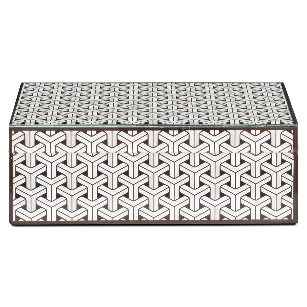 Aufbewahrungsbox Feliz black/white large