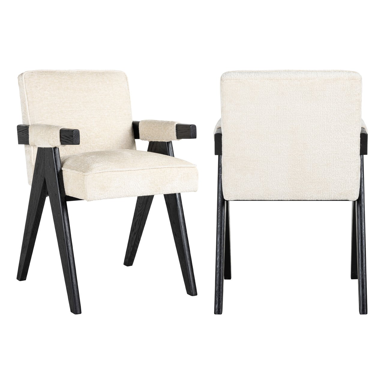 Esszimmerstuhl Cooper white chenille