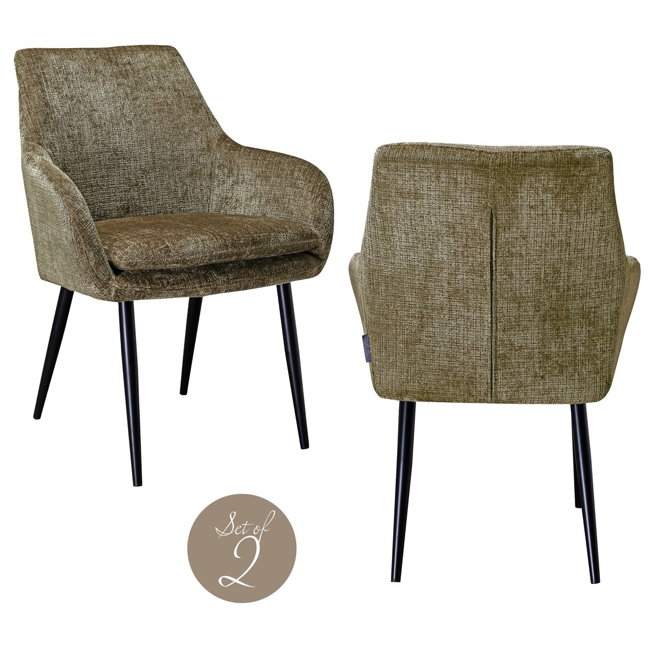 Esszimmerstuhl Chrissy niagara stone (Set of 2)