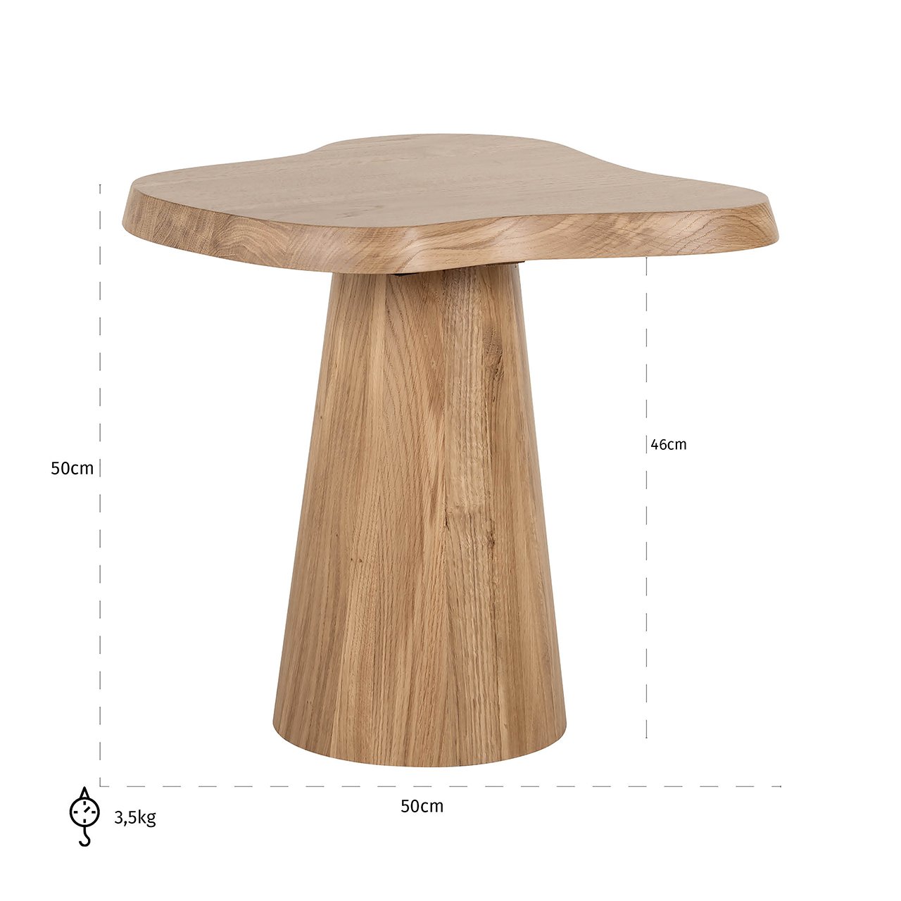 Beistelltisch Riva natural oak