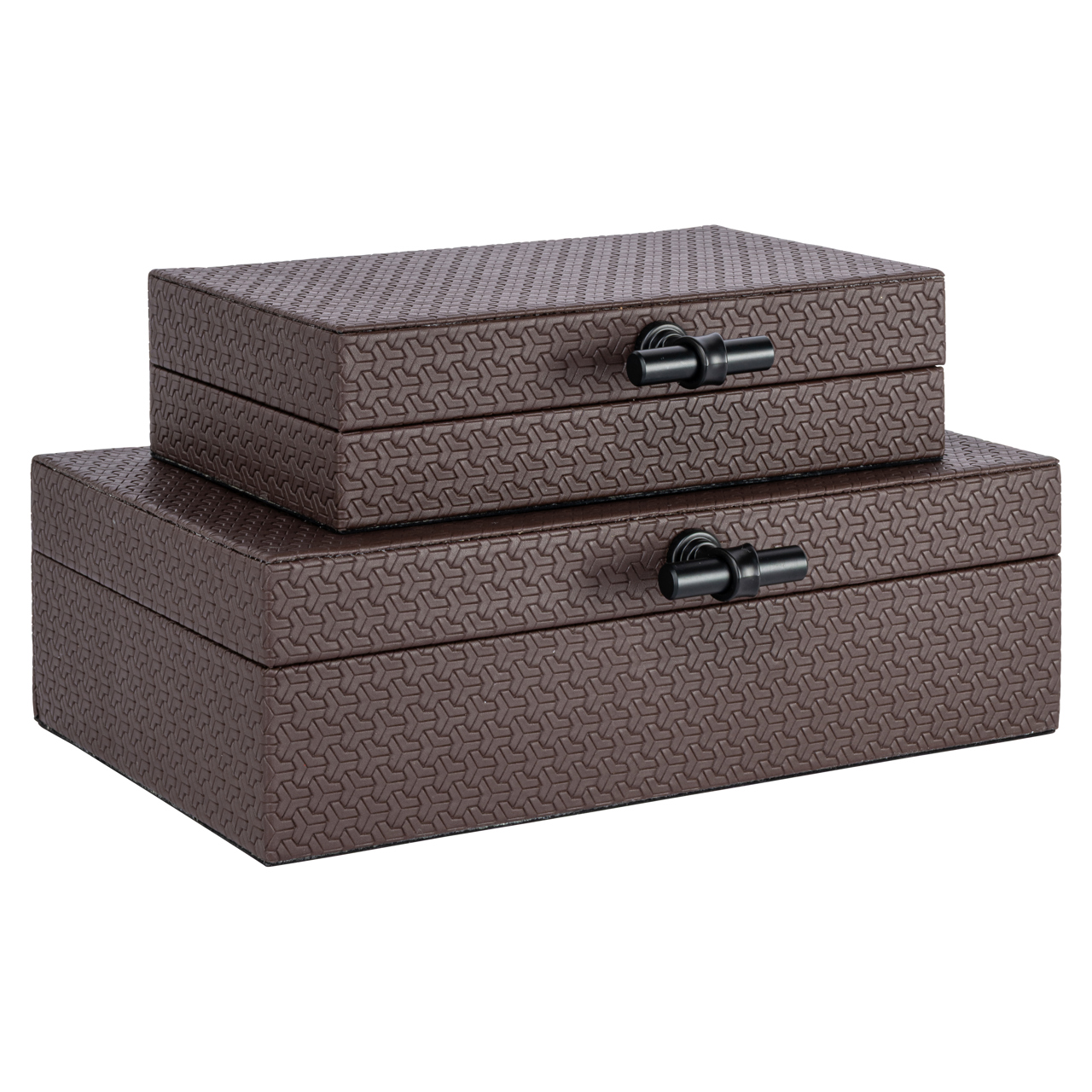 Aufbewahrungsbox Billie dark brown large