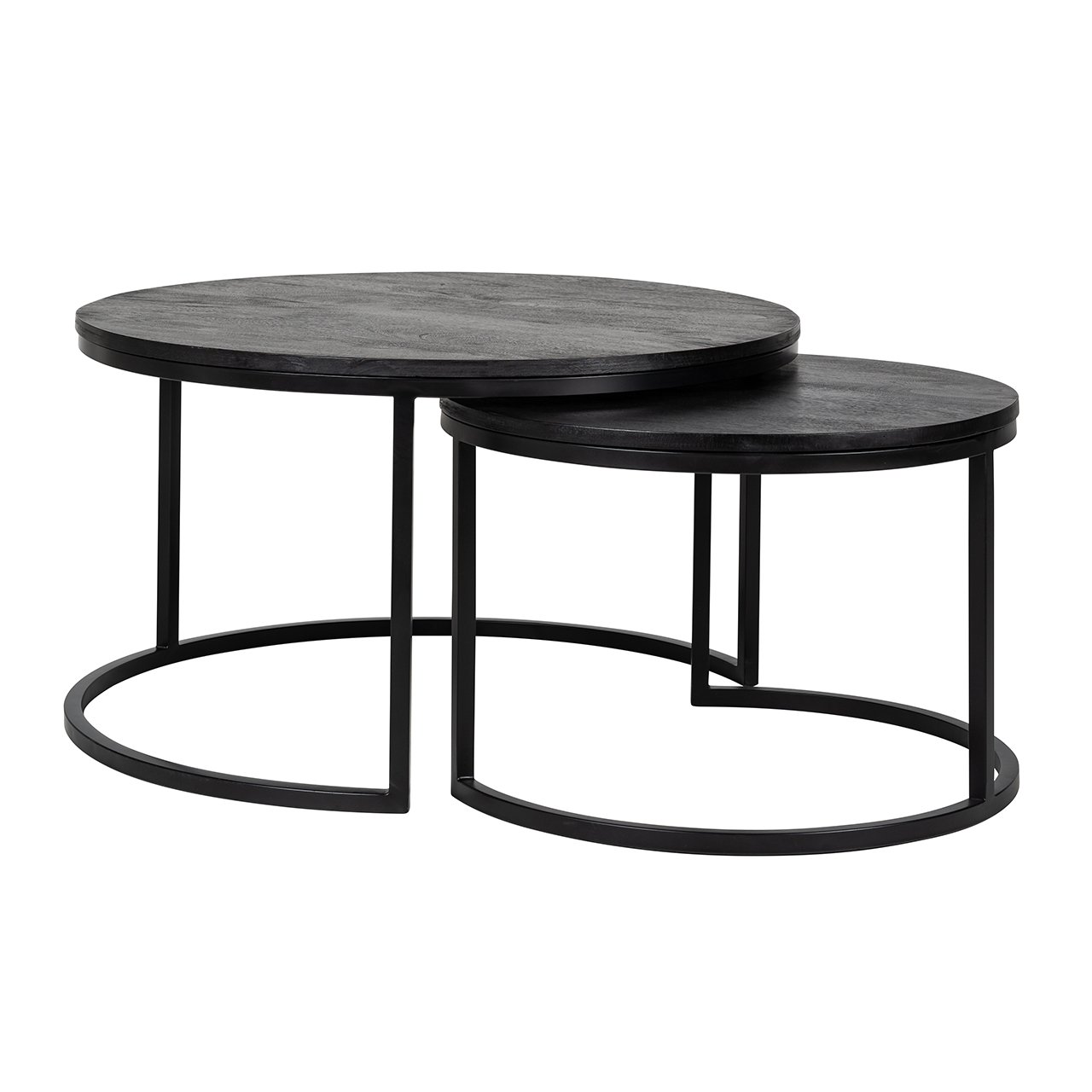 Couchtisch Catana set von 2 (Black)