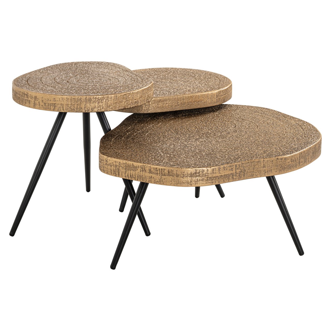 Couchtisch Symba bronze (Set of 3)