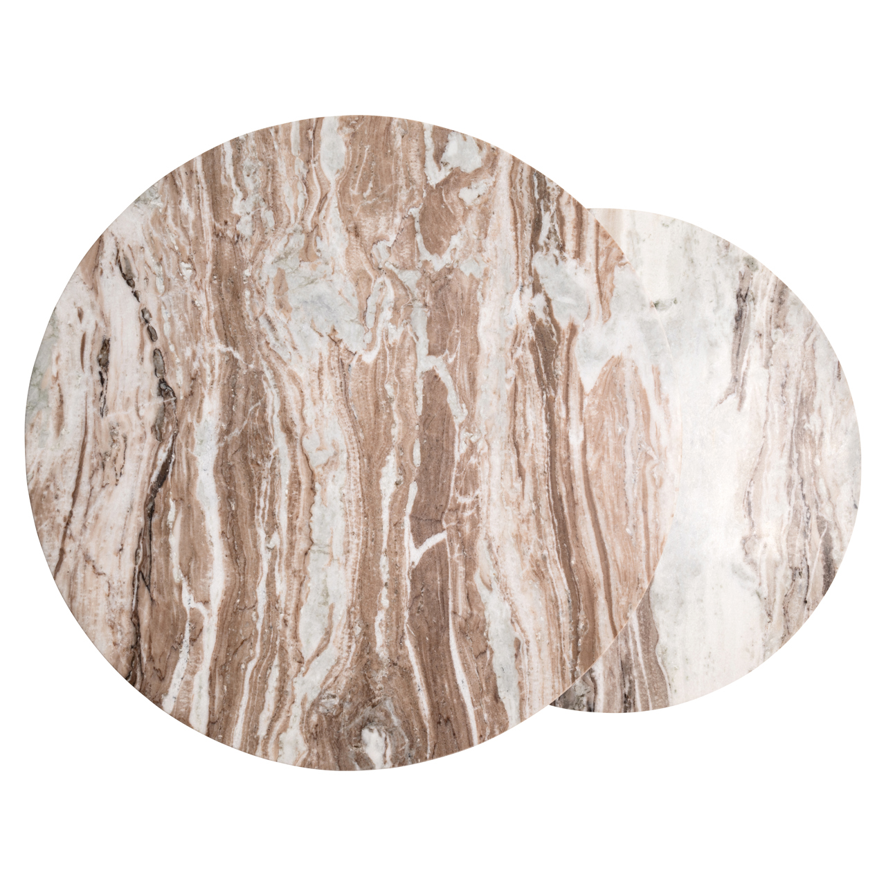 Couchtisch Bottega Blush beige (Set of 2)