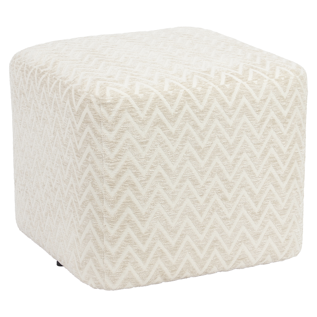 Hocker & Fußbank Ciela beige chevron