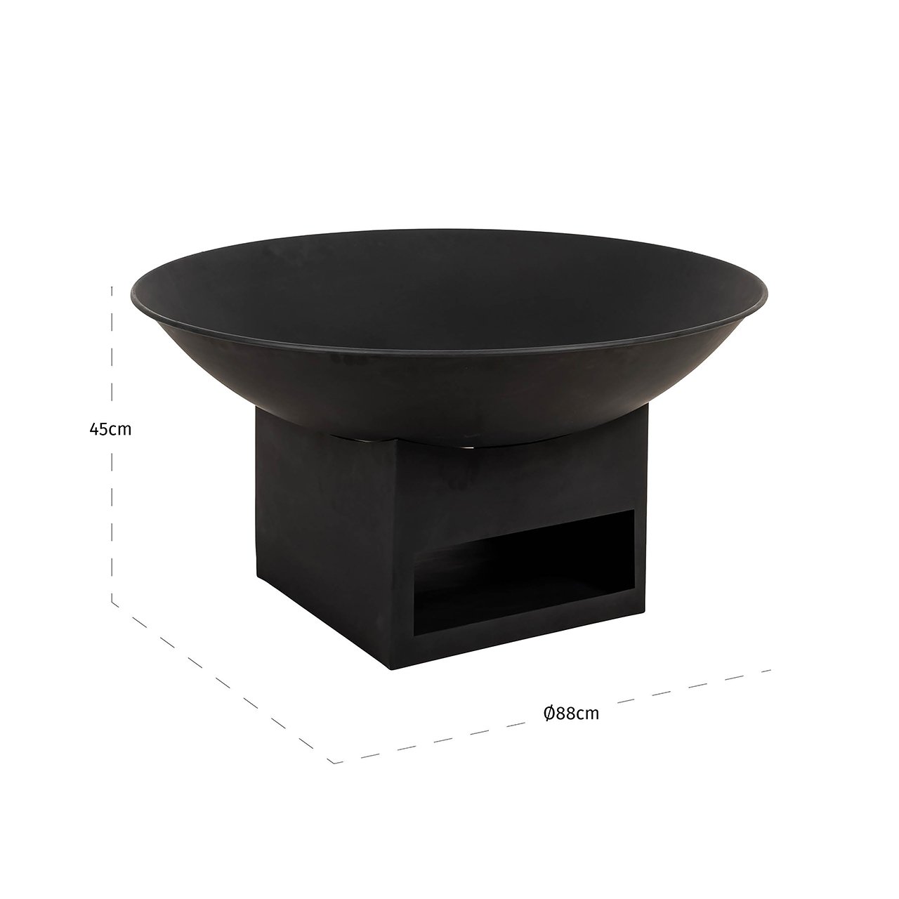 Feuerschale Davey black