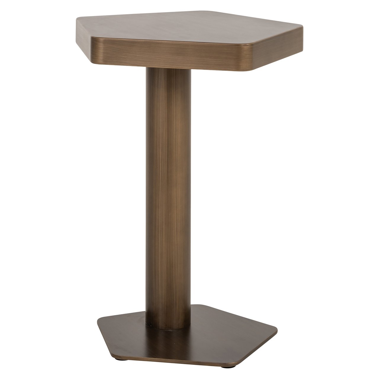 Beistelltisch Hexa brushed gold Beistelltisch Hexa brushed gold