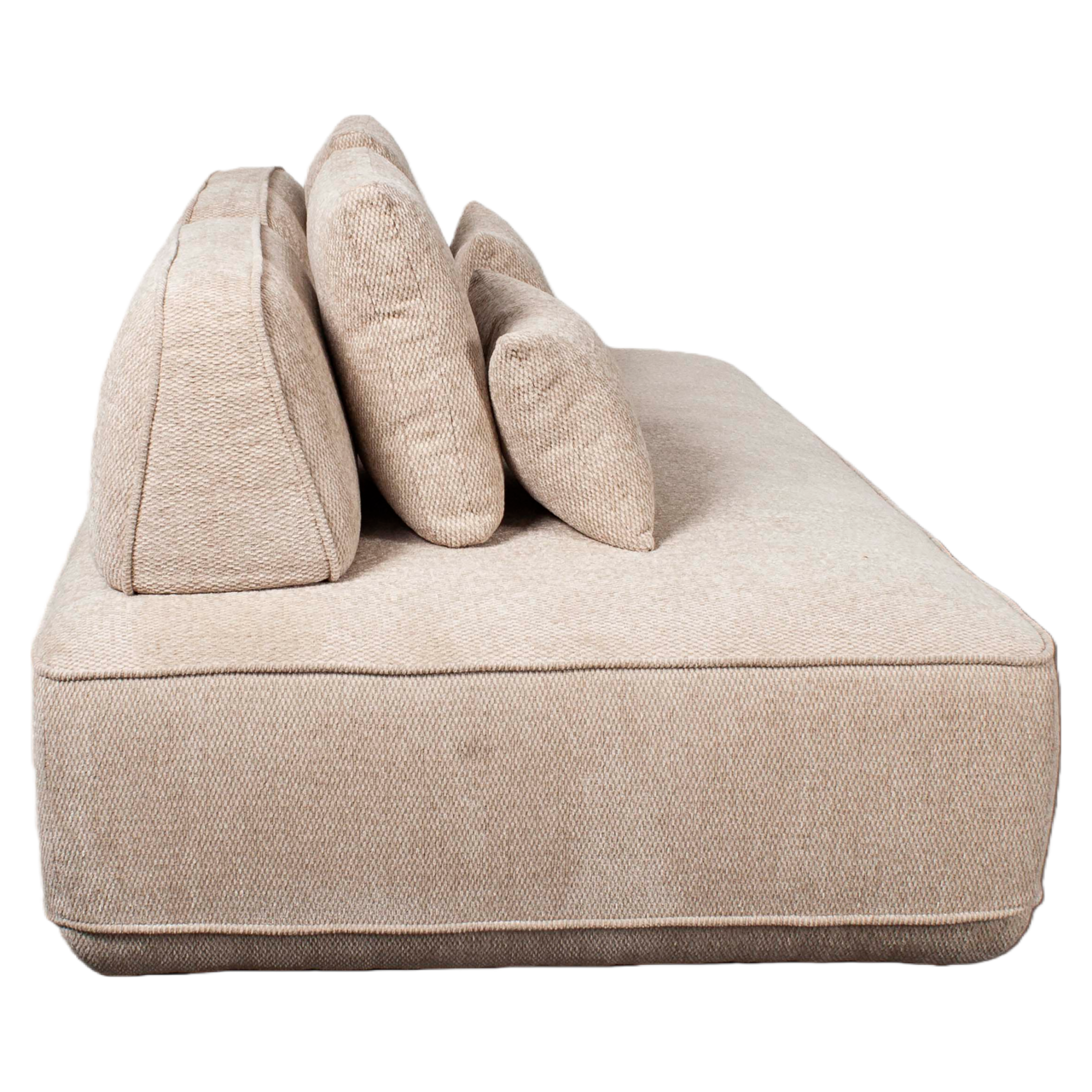 Sofa Tudor natural boldweave 2,5-seater movable backrest