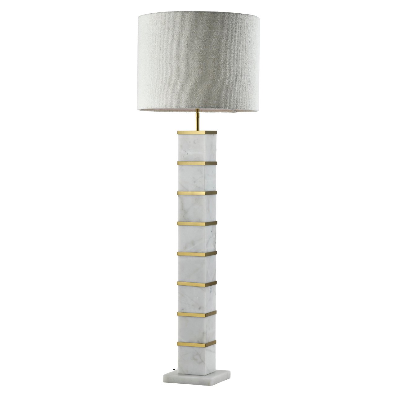 Stehlampe Celinae white including lampshade