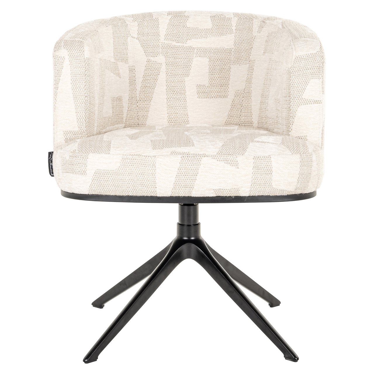 Esszimmerstuhl Cheyenne beige graffic swivel Esszimmerstuhl Cheyenne beige graffic swivel