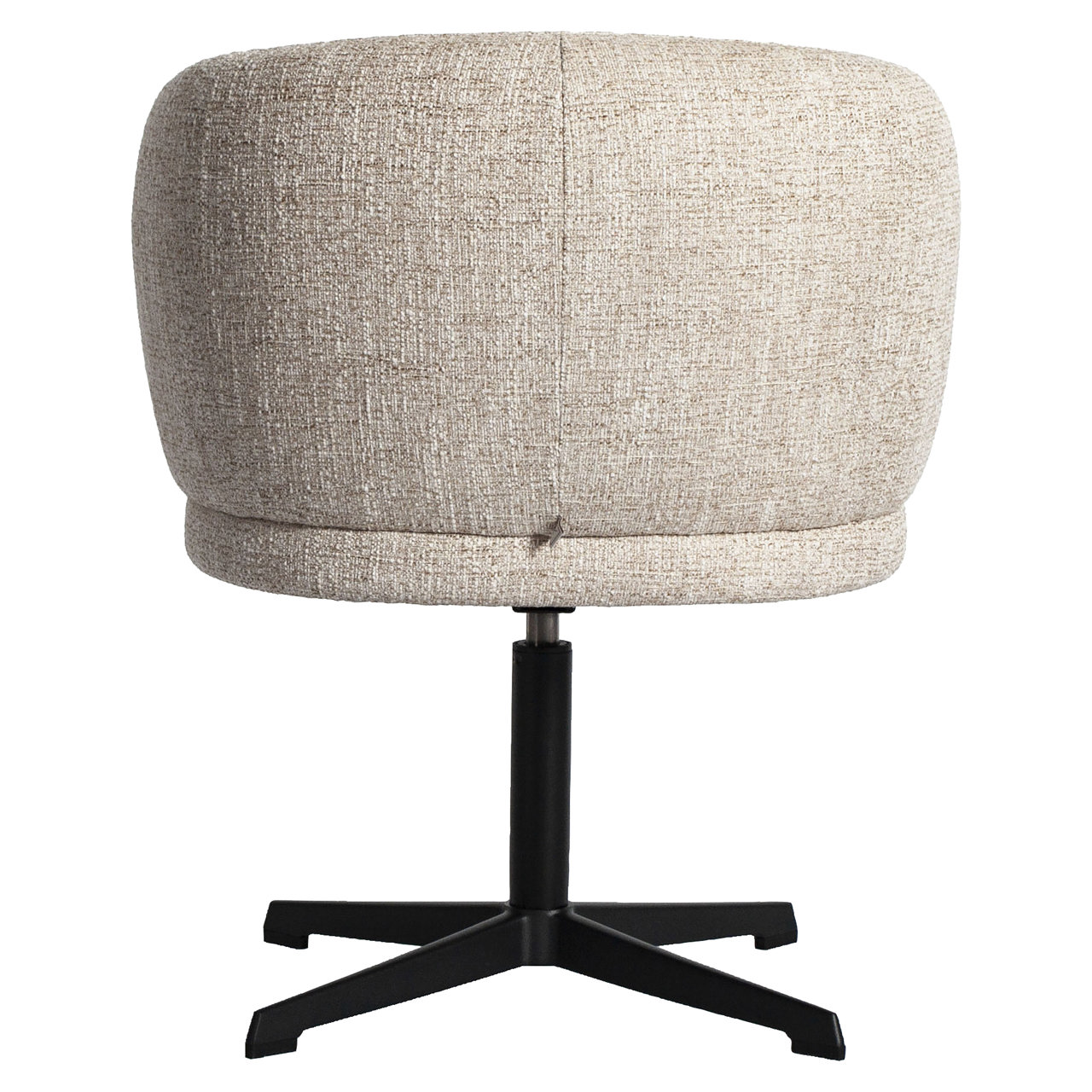 Esszimmerstuhl Dinan cream tweed fire retardant - swivel