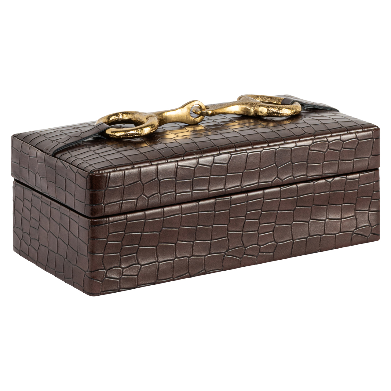 Aufbewahrungsbox Rex dark brown small