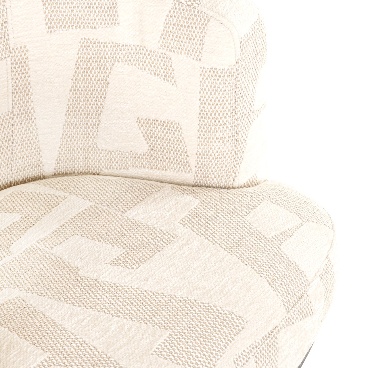 Esszimmerstuhl Cheyenne beige graffic swivel Esszimmerstuhl Cheyenne beige graffic swivel