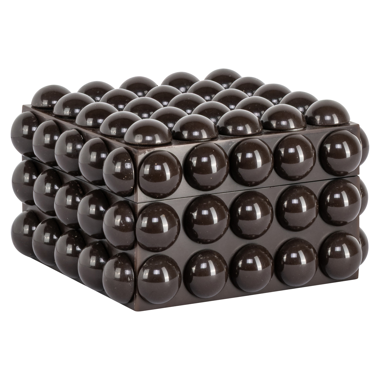 Aufbewahrungsbox Nyx dark brown small