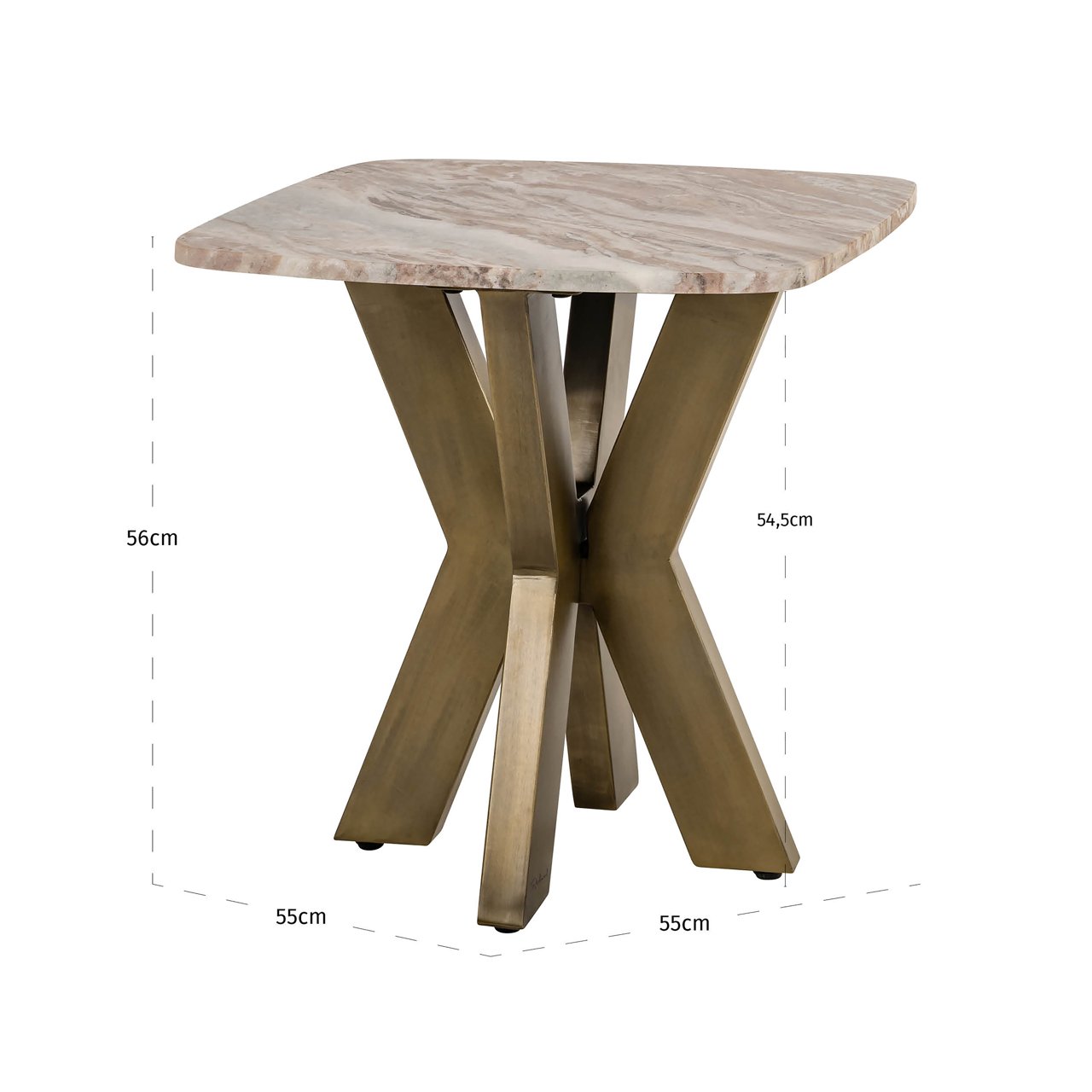 Beistelltisch Bottega Blush beige