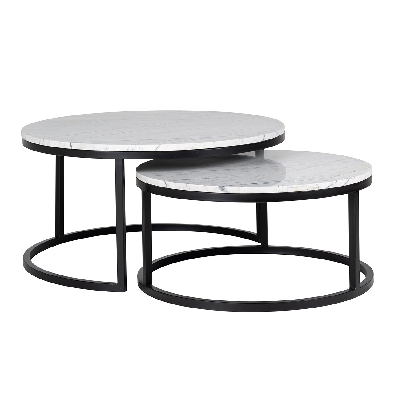 Couchtisch Lexington white (Set of 2)