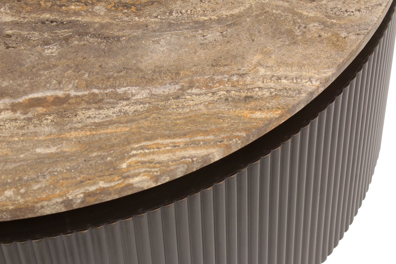 Couchtisch Russo ash brown 90Ø