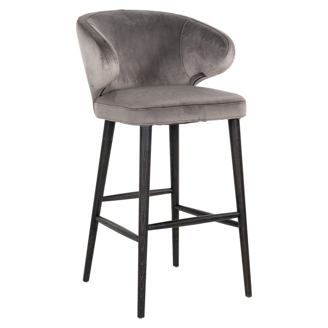 Barhocker Indigo stone velvet