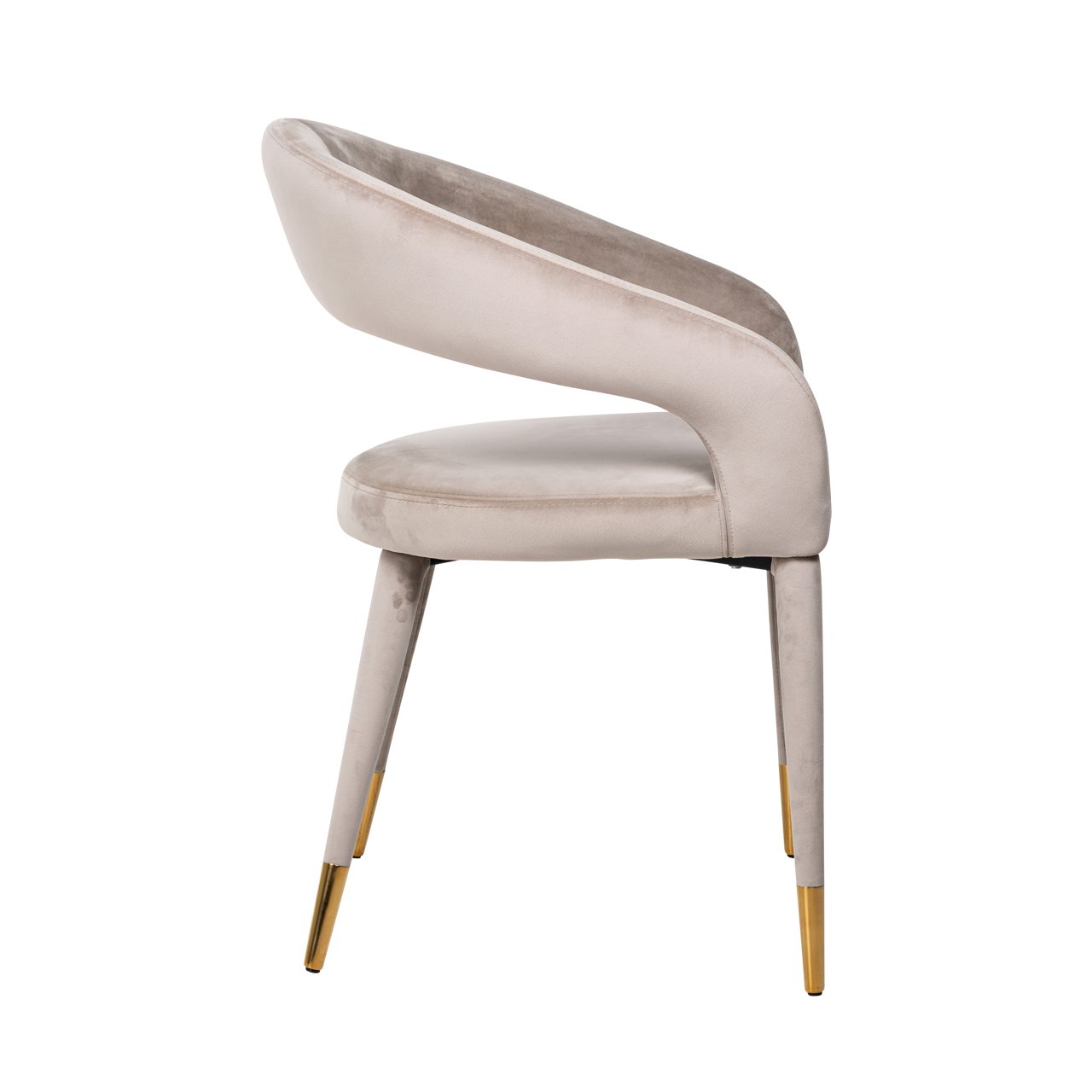 Esszimmerstuhl Gia khaki velvet fire retardant Esszimmerstuhl Gia khaki velvet fire retardant