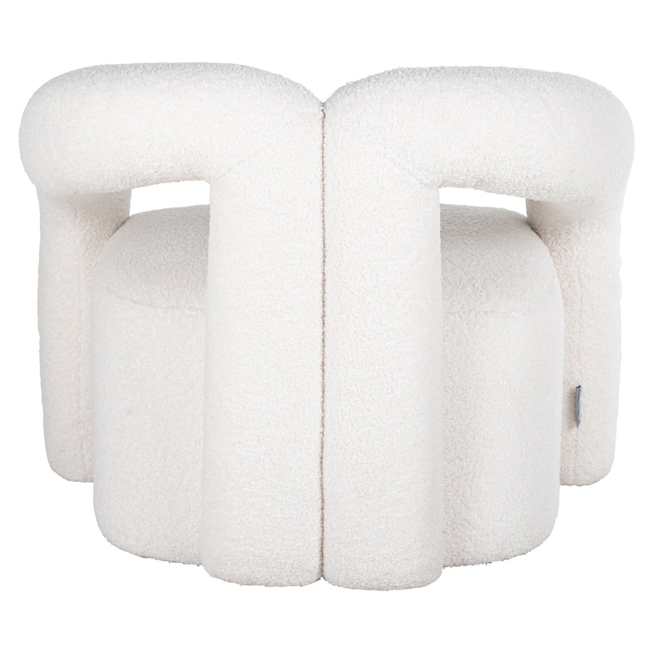 Lounge Stuhl Dana white furry Lounge Stuhl Dana white furry