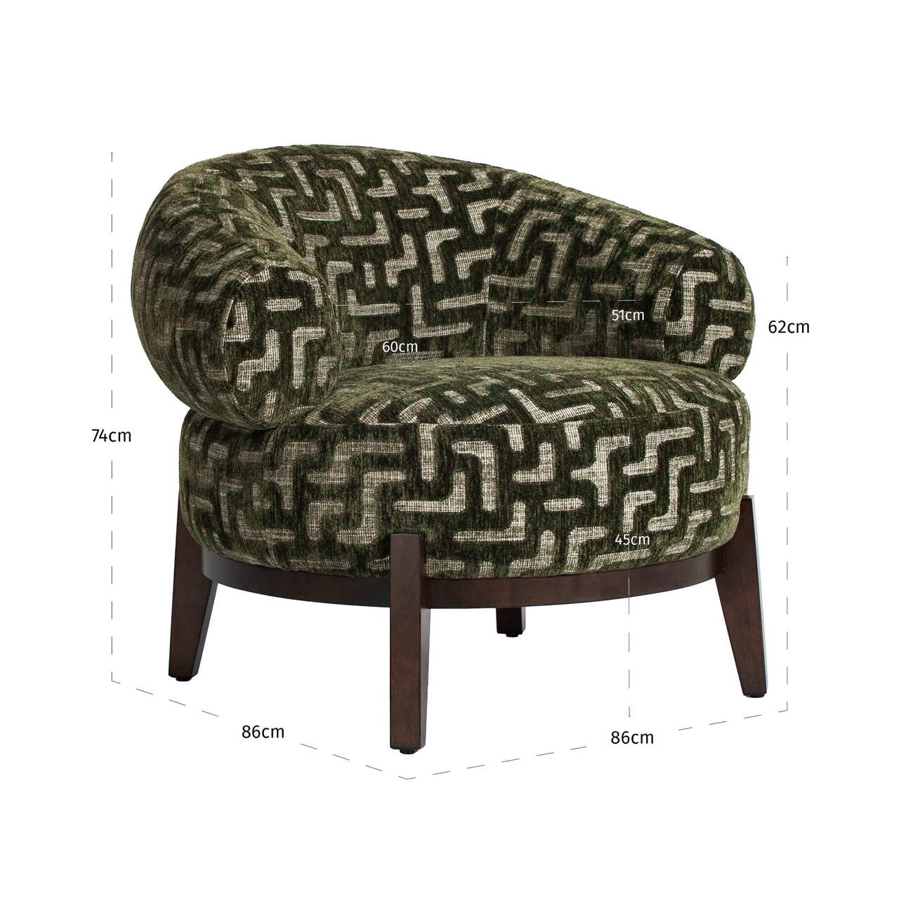 Lounge Stuhl Montana moss labyrinth