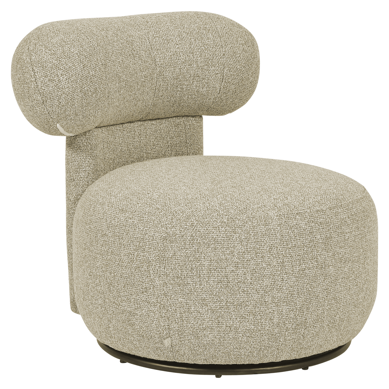 Lounge Stuhl Kaya cayenne brown swivel