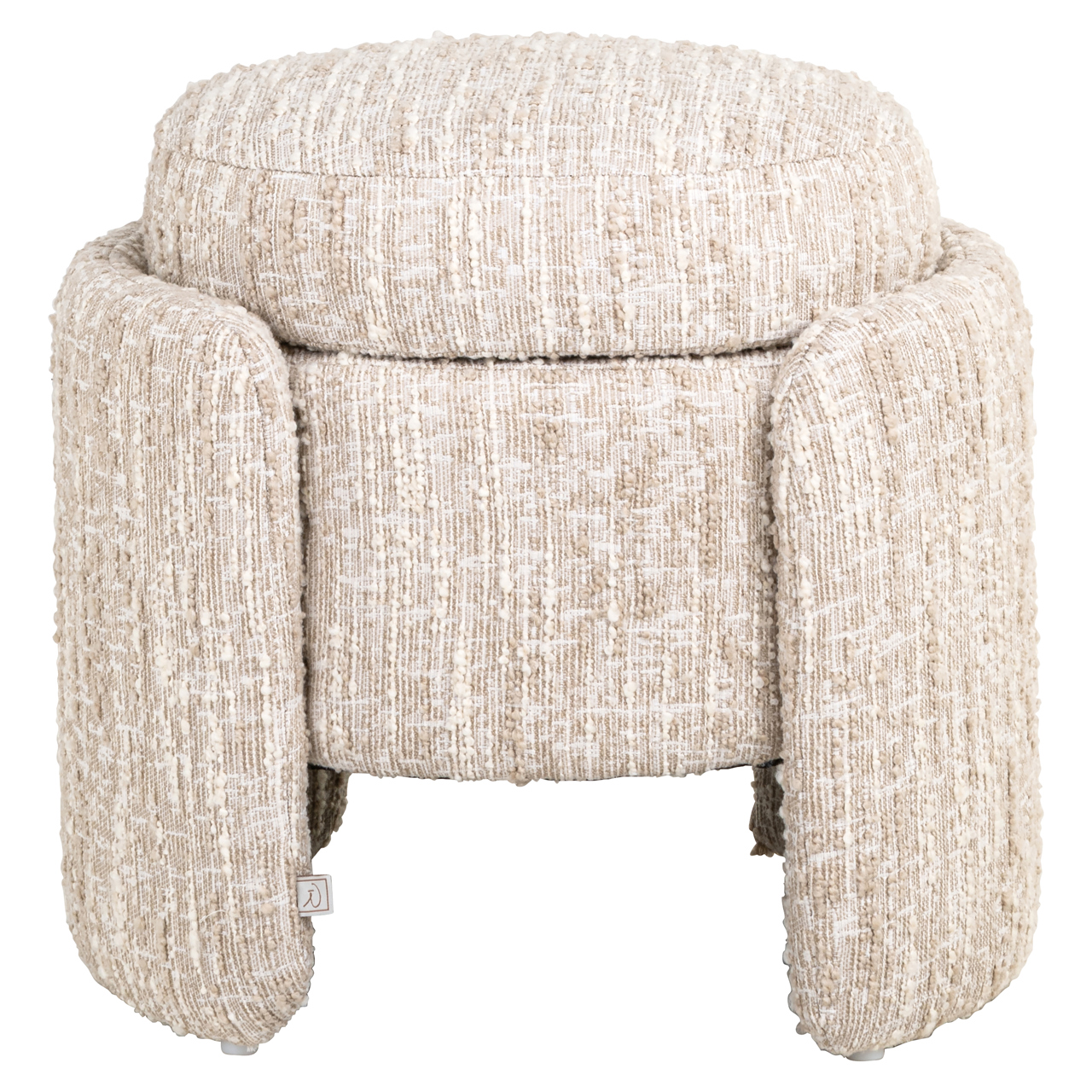 Hocker & Fußbank Cupid beige angora with storage
