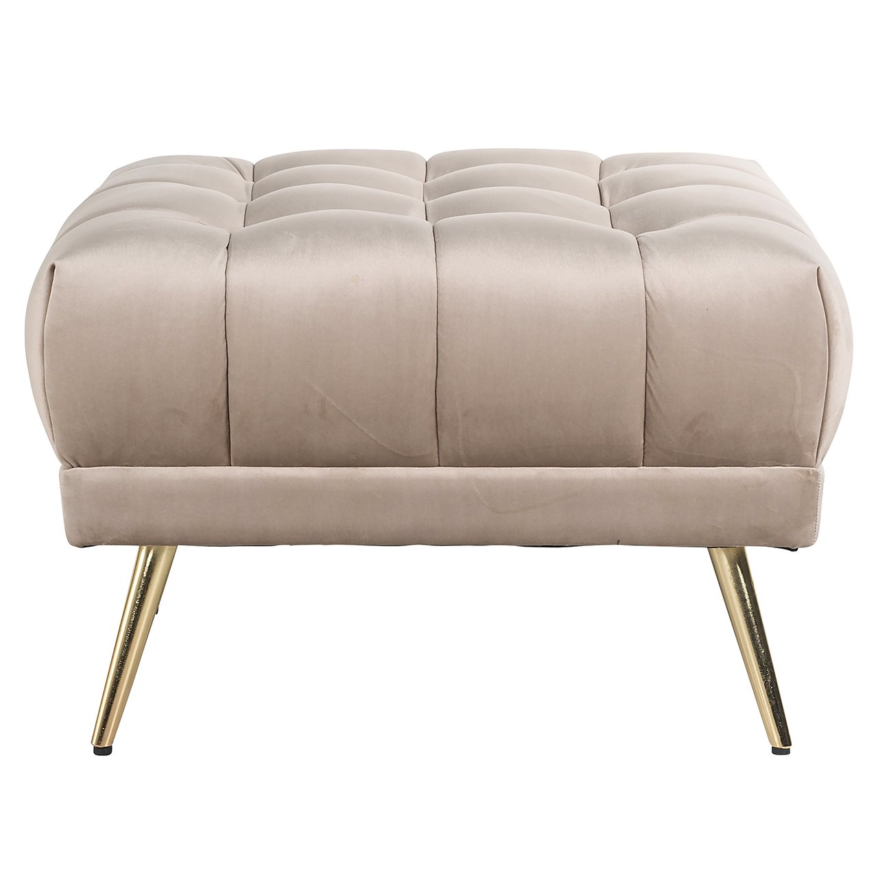 Hocker Huxley khaki velvet (Quartz Khaki 903)