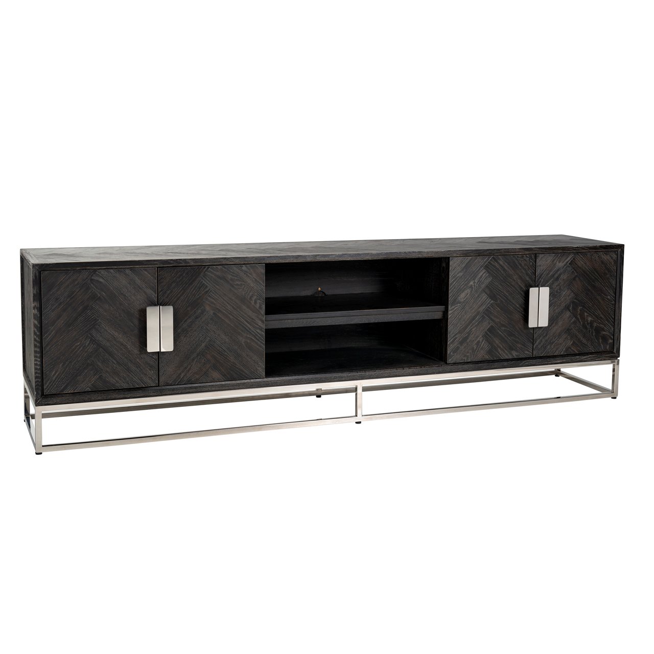 TV-Schrank Blackbone Silver black rustic 220 TV-Schrank Blackbone Silver black rustic 220