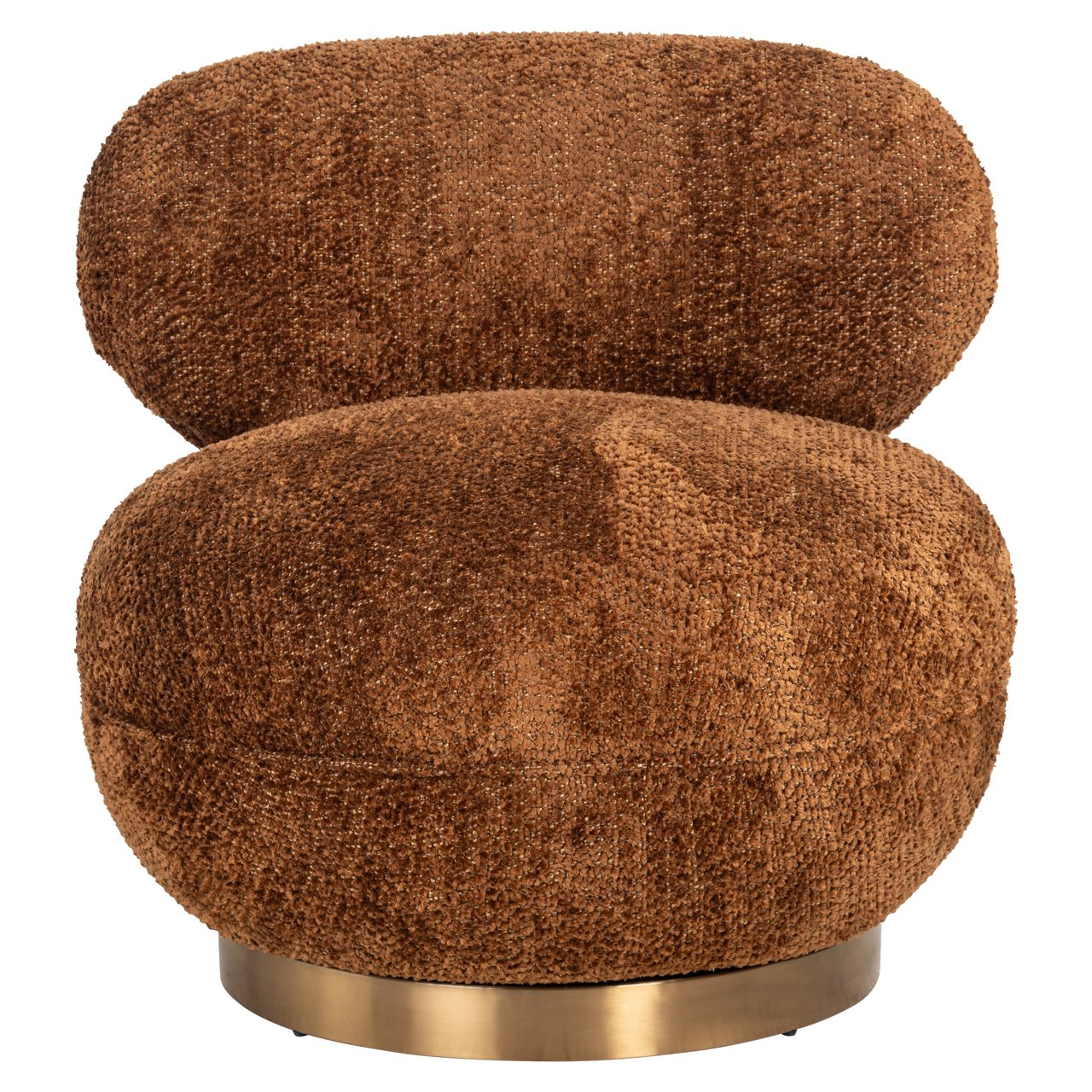 Lounge Stuhl Jace lovely cinnamon swivel