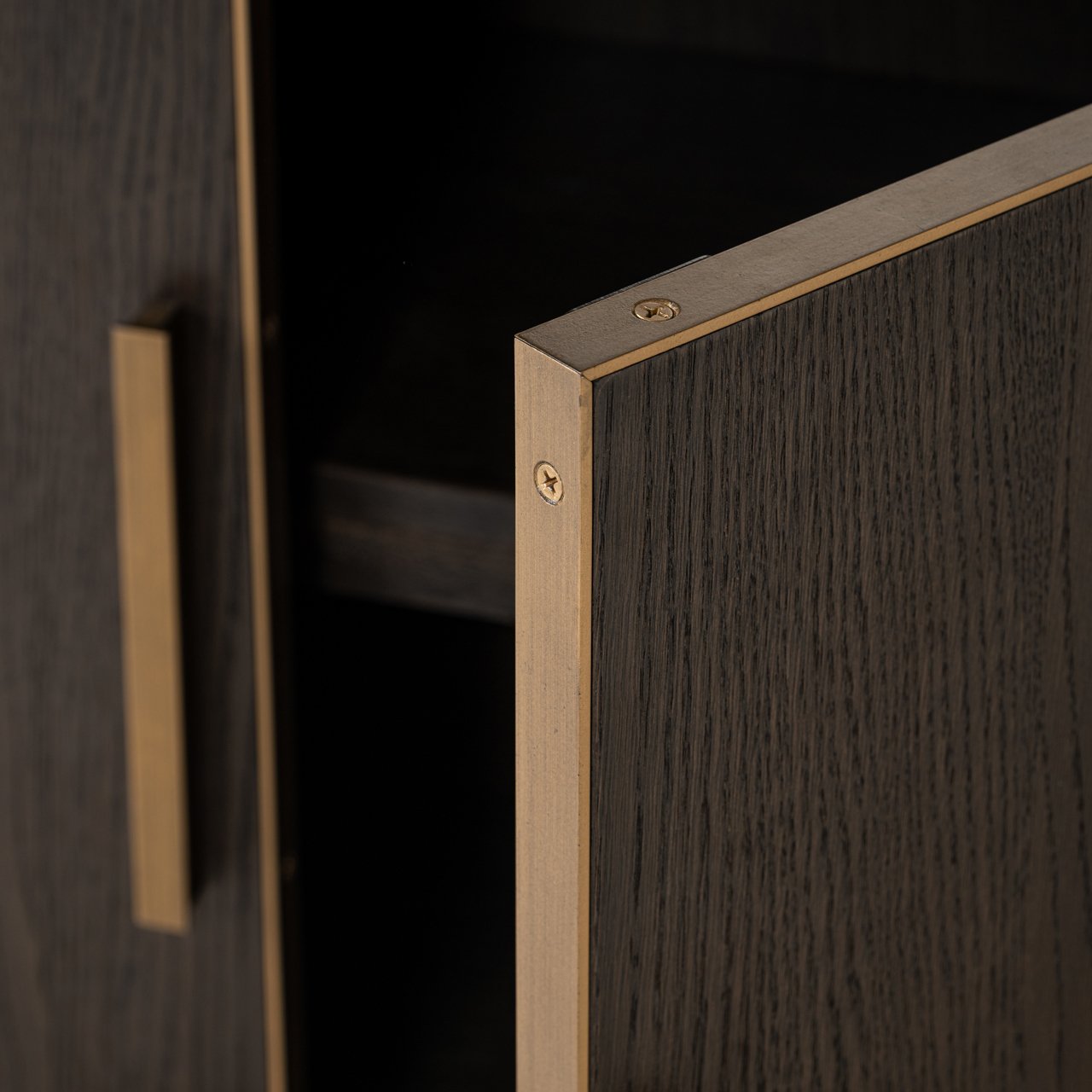 Vitrine Carter brown large 4-doors