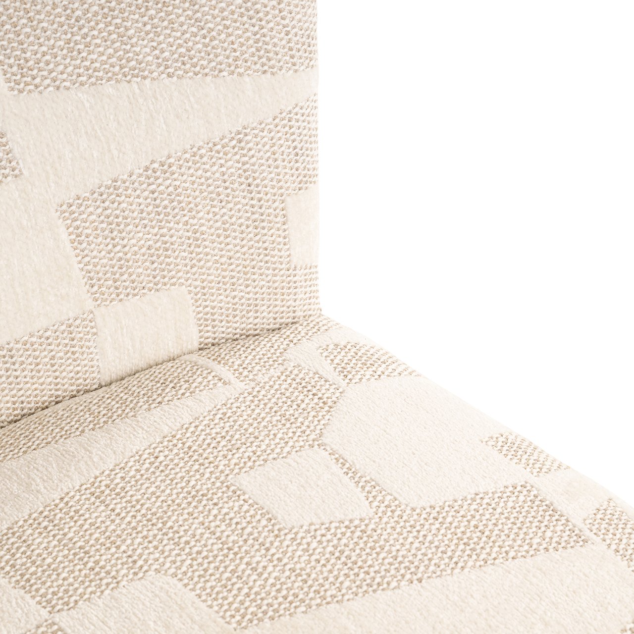 Stuhl Lorain mit Rollen beige graffic (Beige graffic)