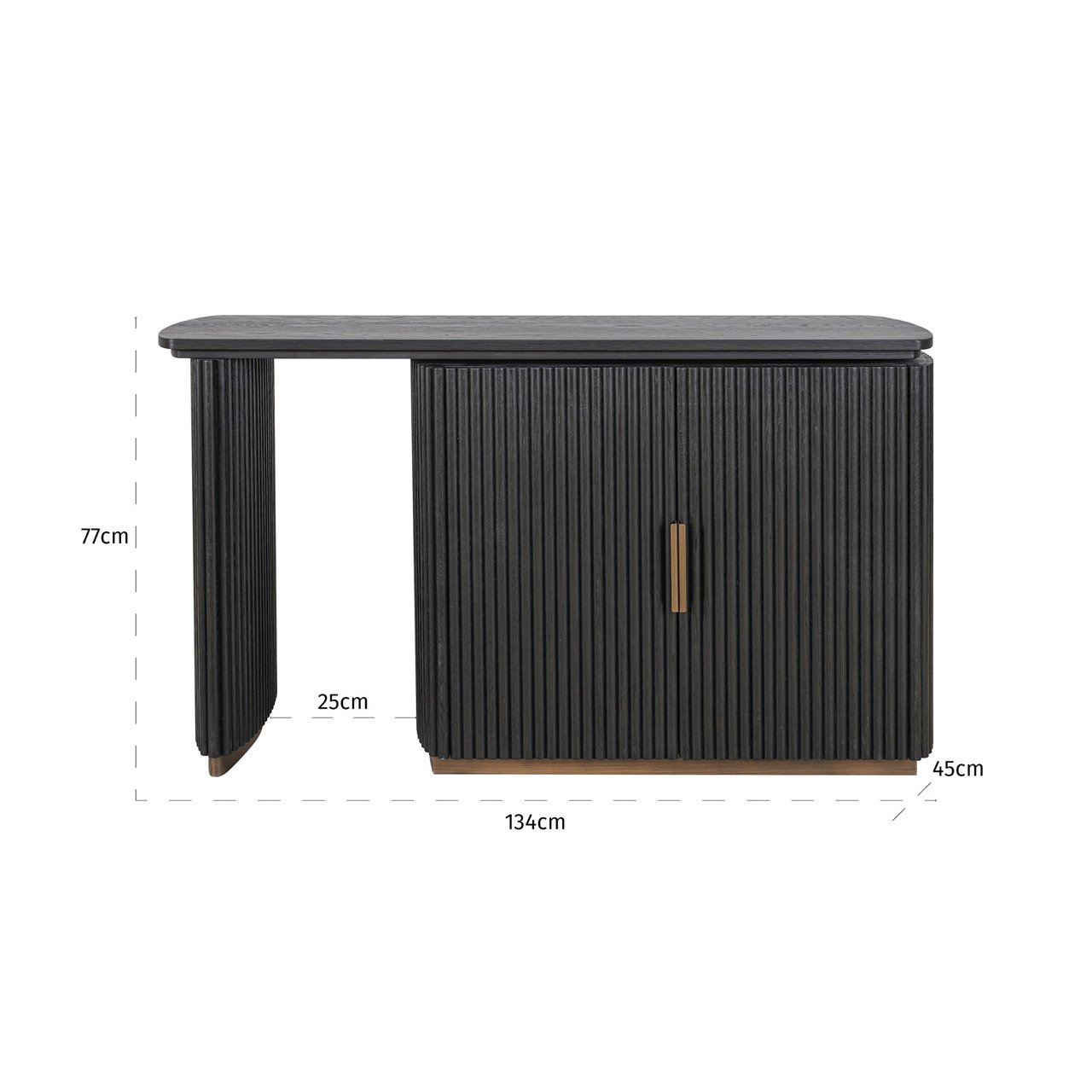 Schreibtisch Cambon dark coffee 