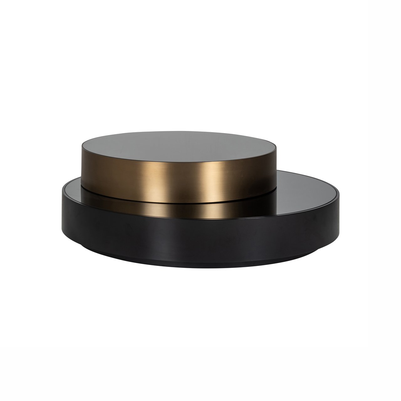 Couchtisch Slice black/gold