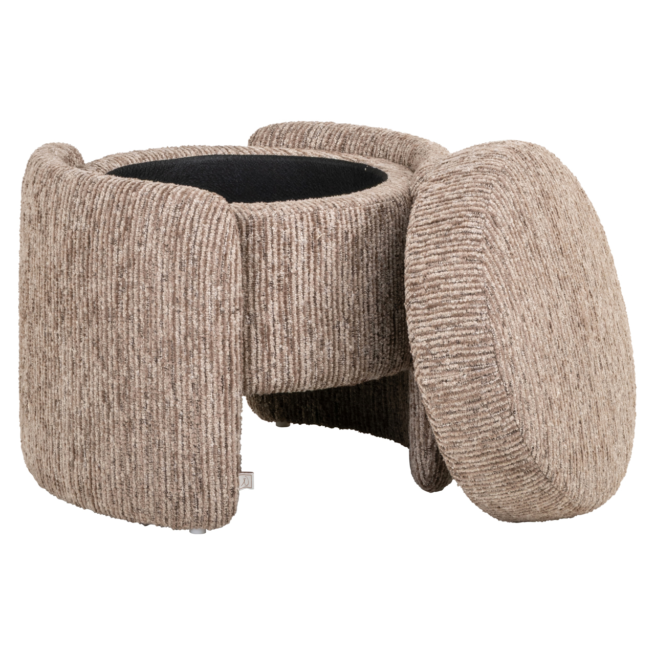 Hocker & Fußbank Cupid mocca linear with storage