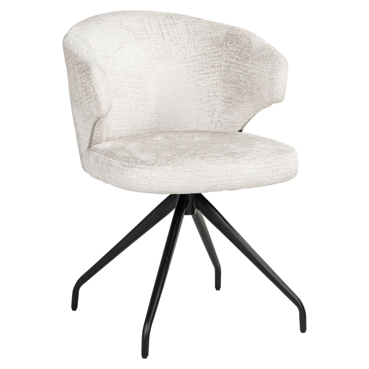 Esszimmerstuhl Milly cream fusion swivel