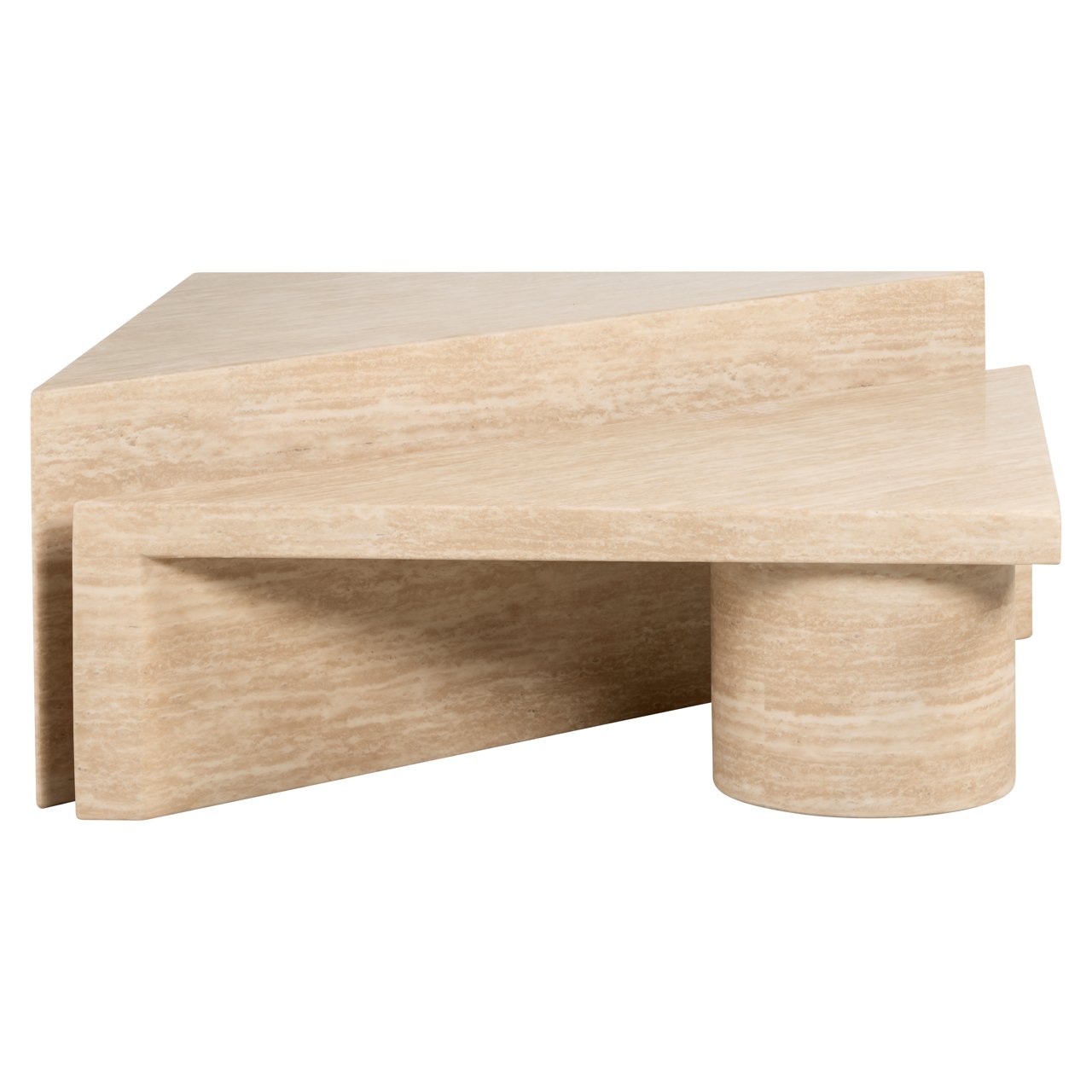 Couchtisch Fictus beige (Set of 2)