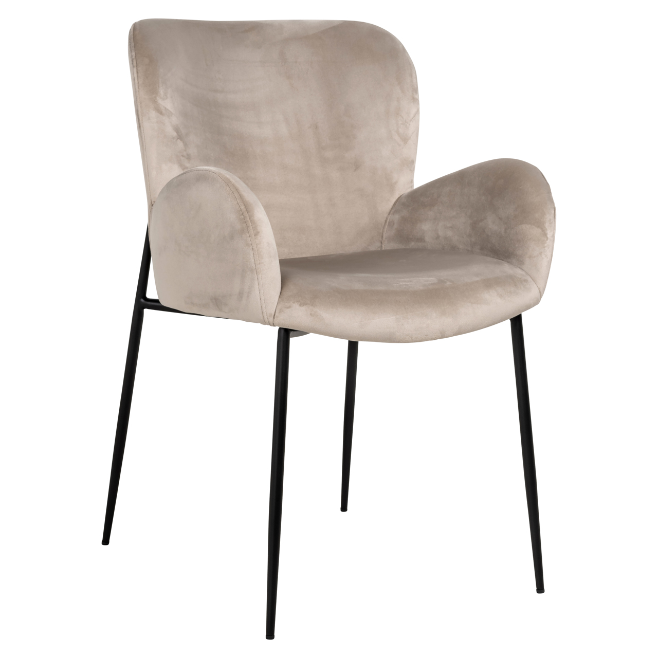 Esszimmerstuhl Amber khaki velvet fire retardant